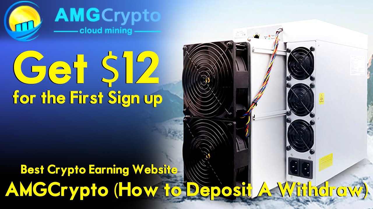 Get $12 for the First Sign up - AMGCrypto (How to Deposit & Withdraw) -  Best Crypto Earning Website - YouTube
