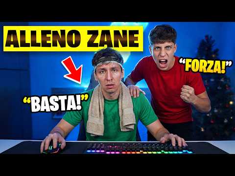 I'M TRAINING ZANE ON FORTNITE AFTER 3 YEARS OF NOT PLAYING... *DISASTER*