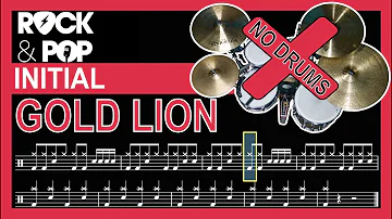 Gold Lion - Drumless Track With Notation (Trinity Grade Initial)