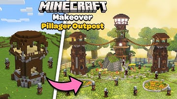 Ik heb een Pillager-buitenpost getransformeerd in Minecraft Makeover