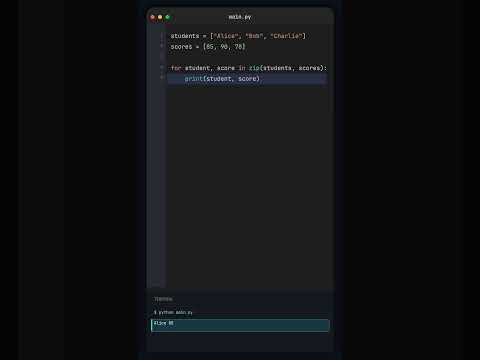 Python zip() 🐍 | Loop Through Multiple Lists Together