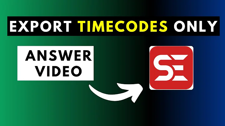How to Extract or Export Subtitle Timecodes in Subtitle Edit