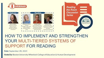 How to Implement and Strengthen Your Multi-Tiered Systems of Support for Reading