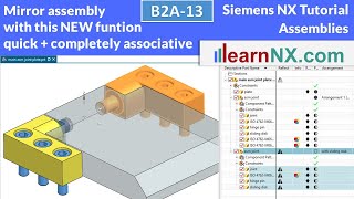 Siemens NX Tutorial | Mirror Assembly with the new funktion „Reflect Component“ screenshot 4