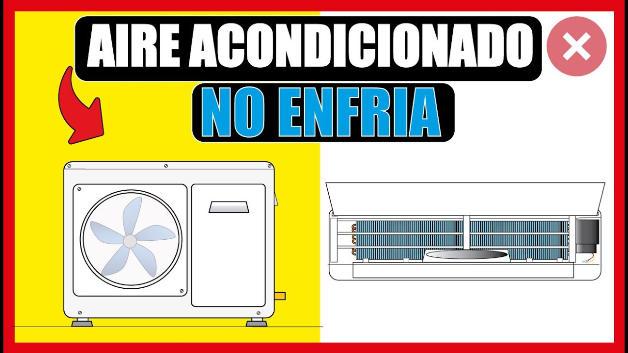 Por qué mi aire acondicionado no enfría? ¿Qué hacer?