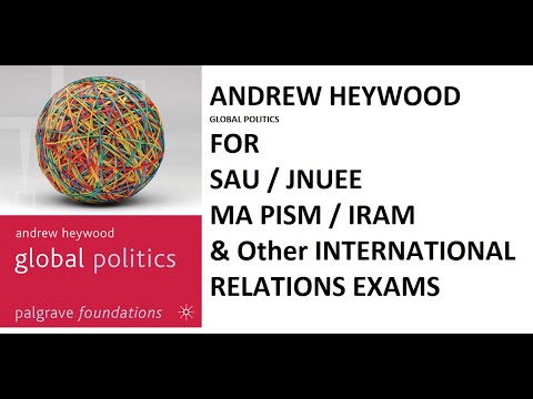 How to cover Global Politics By Andrew Heywood in two days for objective exams