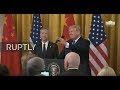 LIVE: Trump to sign ‘partial’ trade deal with China