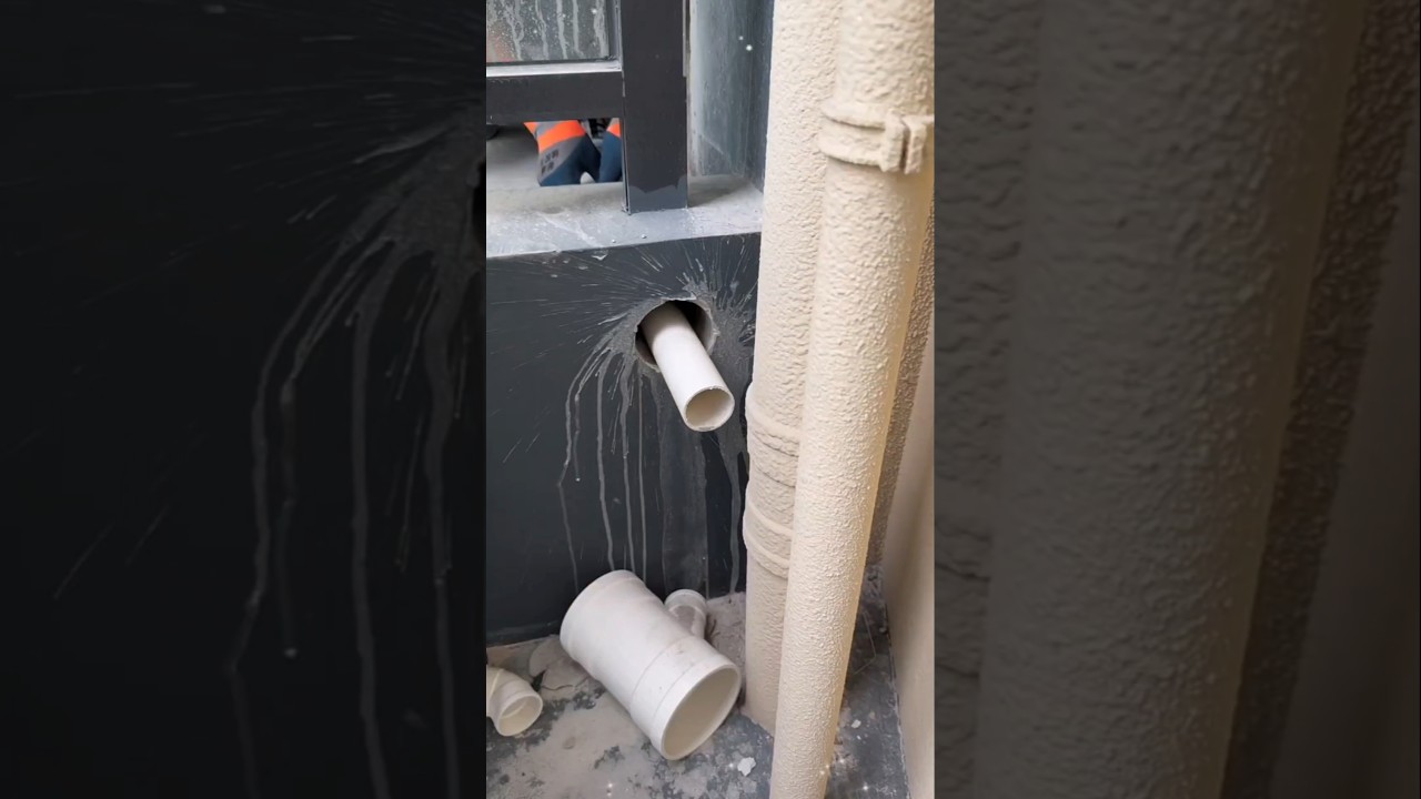 Balcony sewer renovation 