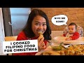 I MADE FILIPINO FOOD FOR CHRISTMAS HERE IN SLOVAKIA | Mixed Culture Christmas Celebration with Oli