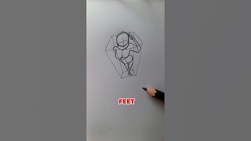 EXTREME Perspective Female Pose! 💃🔥 #foryou #art #shorts #howtodraw #easydrawing #tutorial #sketch