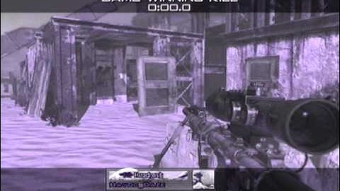 Modern Warfare 2 Trippy Intervention Quick Scope Mini Montage on Rust MW2