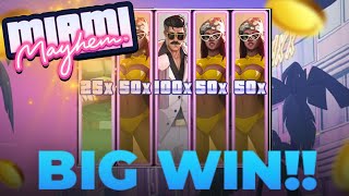 Insane Big Win On Miami Mayhem By Hacksaw Gaming
