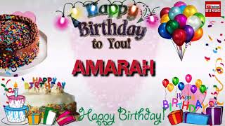 Happy Birthday Amarah Birthday Songbestwishes