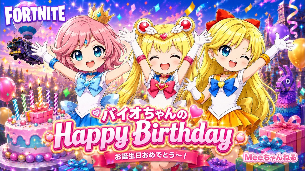 C7S4♡9月8日♡今日はバイオちゃんの、んー歳のお誕生日💕お祝い