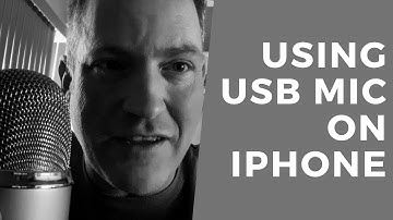 Using a blue yeti or any USB mic on iPhone iPad iPod iOS Apple Devices lightning  connecting connect