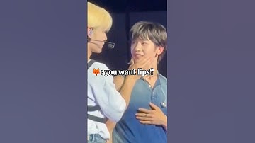 Matthew asking "You want lips?" to Jiwoong!😯 #mattwoong #ppusamz #seokmatthew #kimjiwoong #kpop #zb1