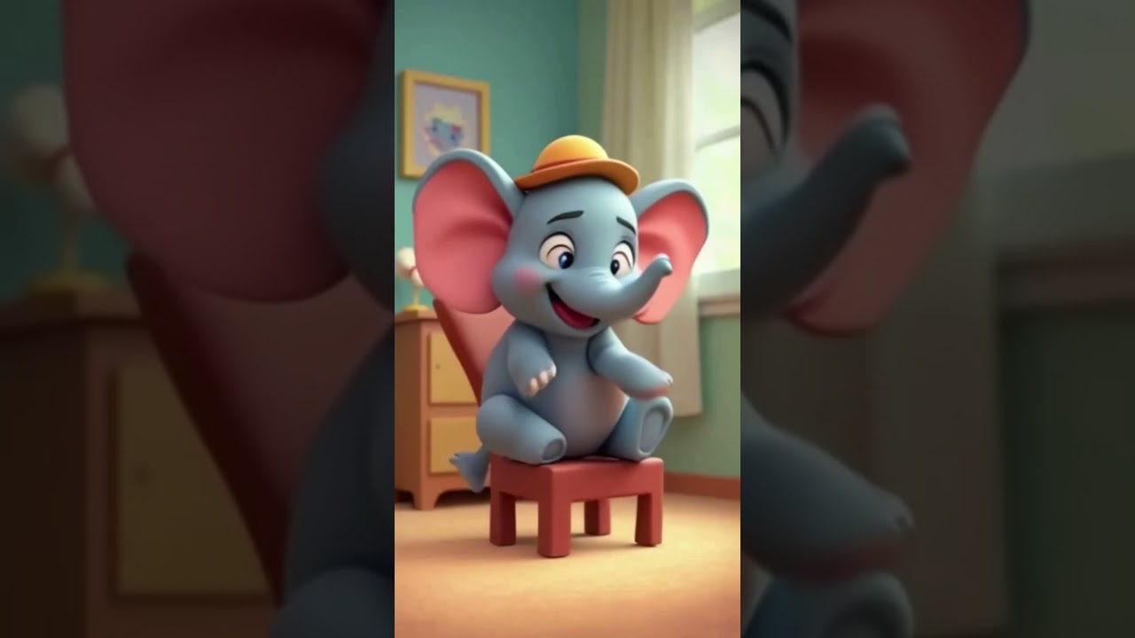 Funny Elephant Dance 🐘 | Hathi Dance Kids Cartoon 