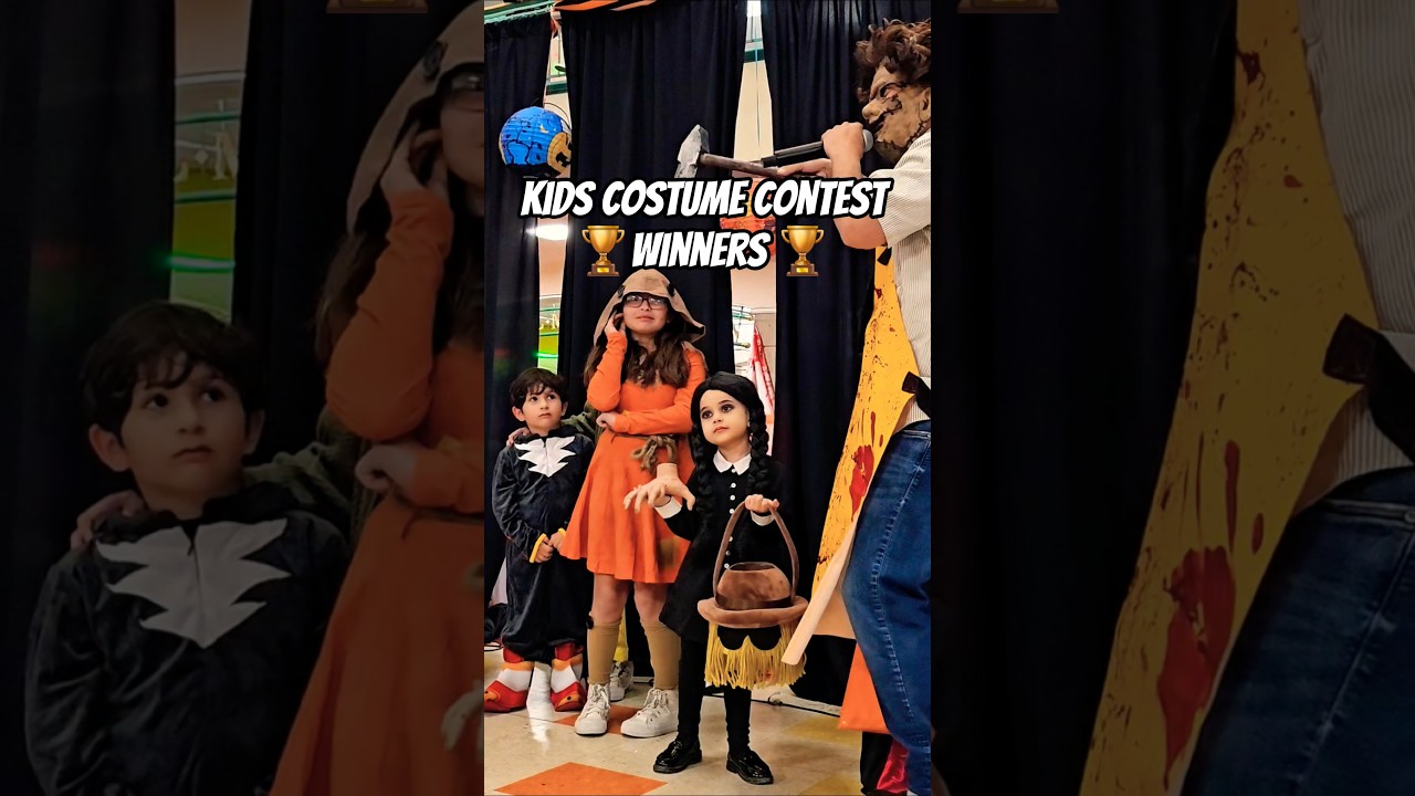 They are all winners 🏆 super cute #halloween #costume #cosplay