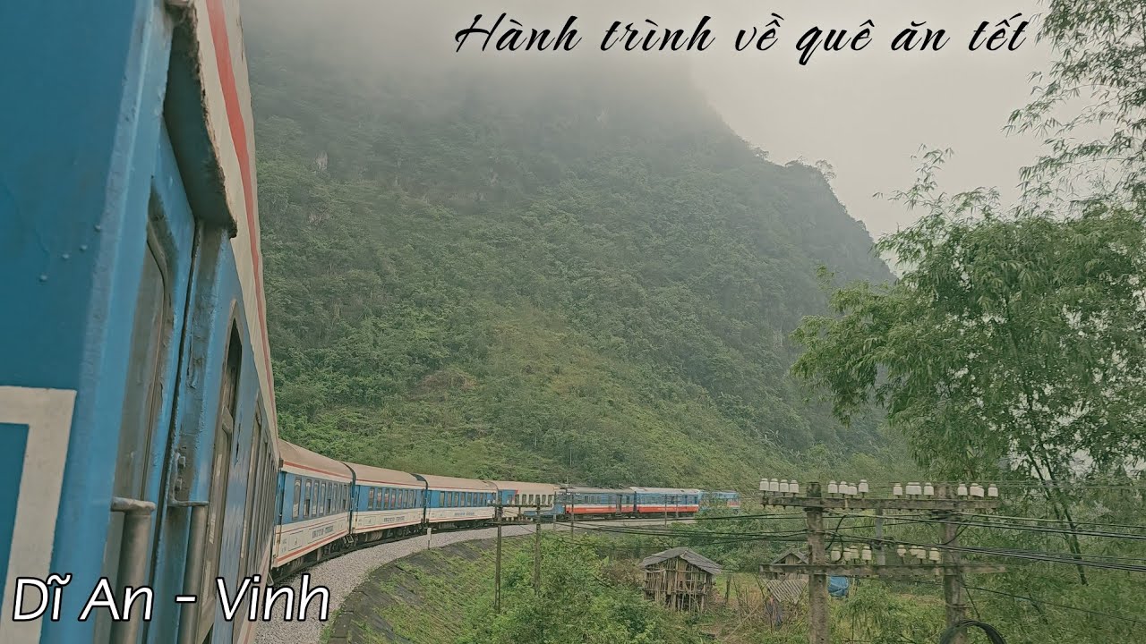 HÀNH TRÌNH ĐI TÀU SE6 VỀ QUÊ ĂN TẾT VÀ CÁC ĐOÀN TÀU MÌNH GẶP TRÊN ĐƯỜNG