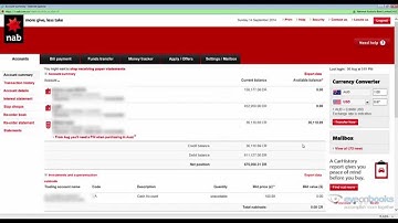 How to export NAB Online transactions for Xero