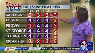 Parts of Utah facing extreme heat risks as temperatures increase