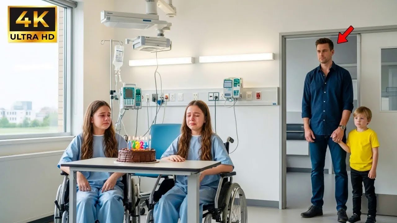 Ich bin Hausmeister in einer Berliner Kinderklinik, und mein fünfjähriger Sohn Jonas hat Autismus. Als ich mit meinem Putzwagen an Zimmer 214 vorbeikam, hörte ich Schluchzen: Zwei Zwillingsmädchen...
