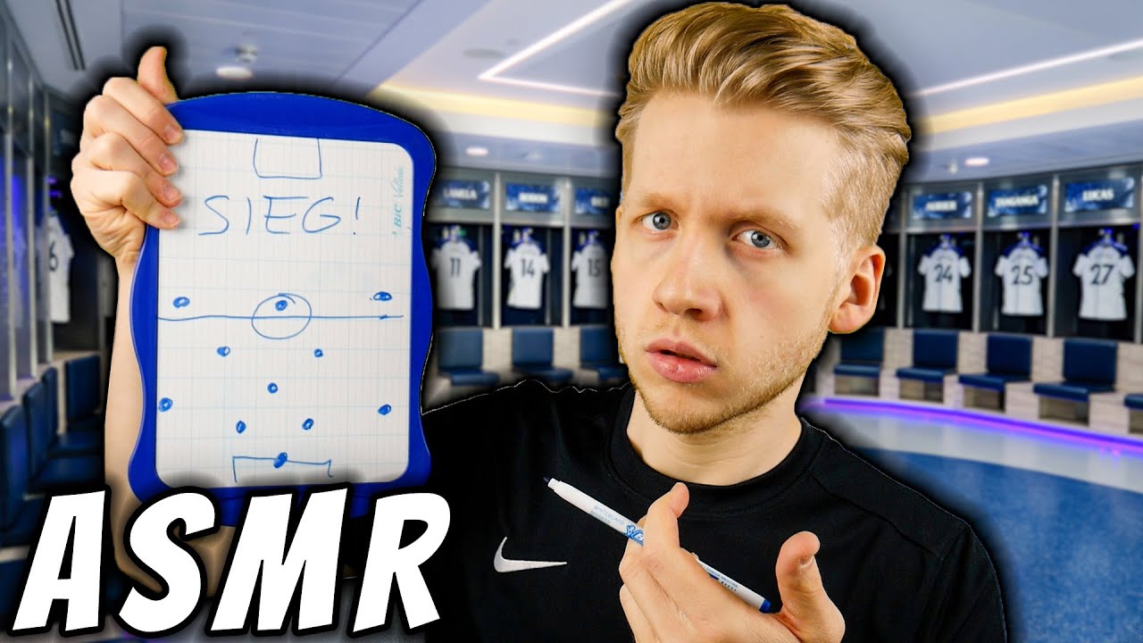 ASMR | Dein Fußballtrainer erklärt die TAKTIK für das Spiel!