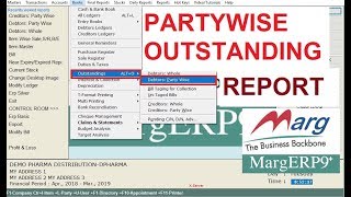 PARTYWISE OUTSTANDING REPORT | MARG Accounting for beginners | Accounting Basics | screenshot 2