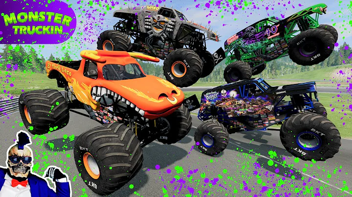 Monster Truck Mud Battle #22 | BeamNG Drive | Mace...