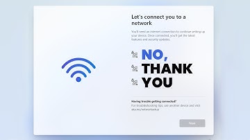 Skip Let´s Connect you to a Network during Windows 11 Installation