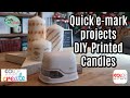 DIY Printed Candles with COLOP e-mark
