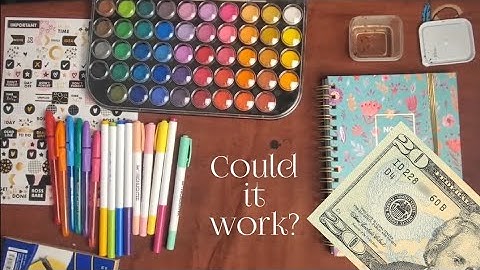 Bullet Journaling on a Budget from Dollar Tree