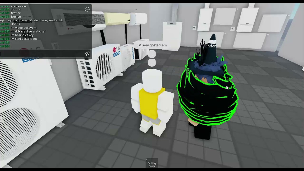 Im testing Midea and LG air conditioners | Roblox