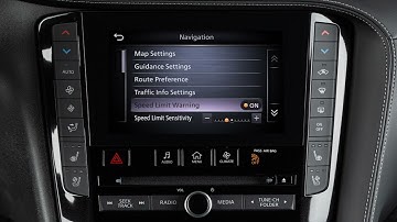 2024 INFINITI QX50 - Navigation Settings (if so equipped)