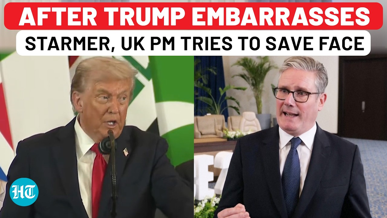 As Trump Embarrasses Starmer With 'Where Is UK' Comment, British PM Tries To Save Face| Gaza| Israel