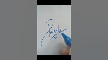 Payal name signature Idea | By Ratna Mukherjee |#shortvideo #signature #payal
