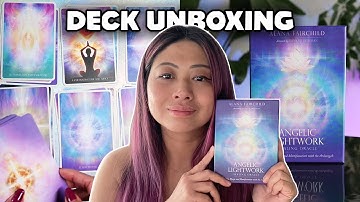 Angelic Lightwork Healing Oracle Unboxing & Flipthrough | Tarot Interview & Spread | Card Reading