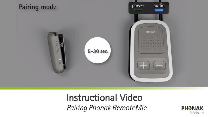 Setup Phonak Compilot For Tv And Tv Link - Youtube