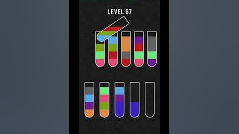 Water sort puzzle level 67