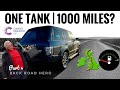  epic one tank challenge  can you drive 1000 miles in an v8 range rover  feature length