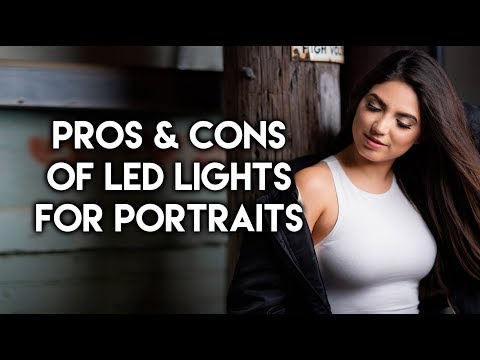 Pros & Cons of LED lights for Portraits - Photoshoot w/ the Aputure 120D & HR672
