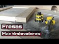 Fresas Machimbradoras | Puertas de Tablero | YONICO Tongue & Groove Router Bit Set