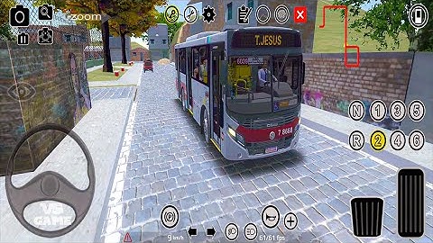 Best Bus Caio Apache Volkswagen Mod Drive - Proton Bus Simulator 2023 Gameplay