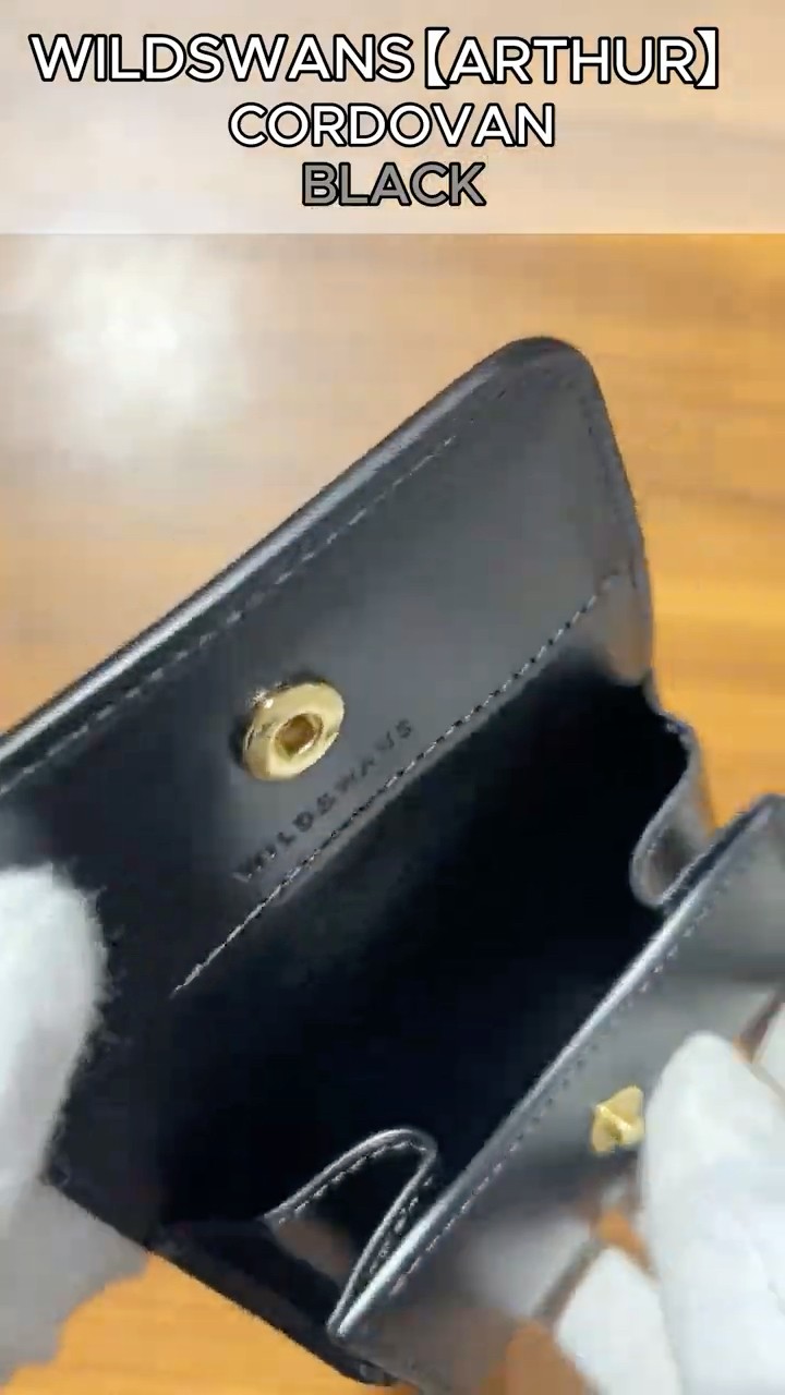 ワイルドスワンズ アーサー シェルコードバン マルチカードケース