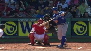 TOR@BOS: Pillar singles home DeRosa for an early lead