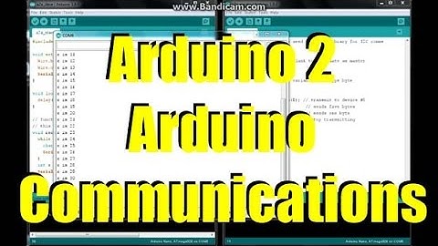 Arduino Basics: Arduino to Arduino Communication