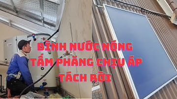 Bình nước nóng năng lượng mặt trời Megasun Tấm Phẳng chịu áp - Tác rời CT-FC-S