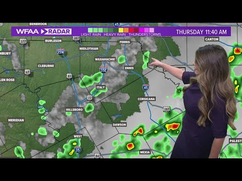 DFW Weather: Latest forecast and timeline for rain chances - YouTube