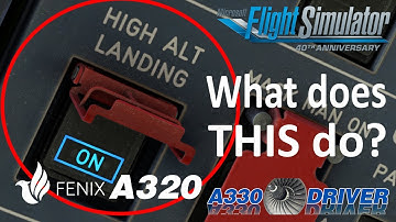 A320 HIGH ALTITUDE LANDING Switch Explained | Real Airline Pilot