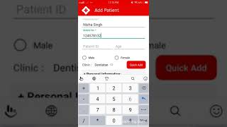 Adding New Patient in App Module screenshot 5